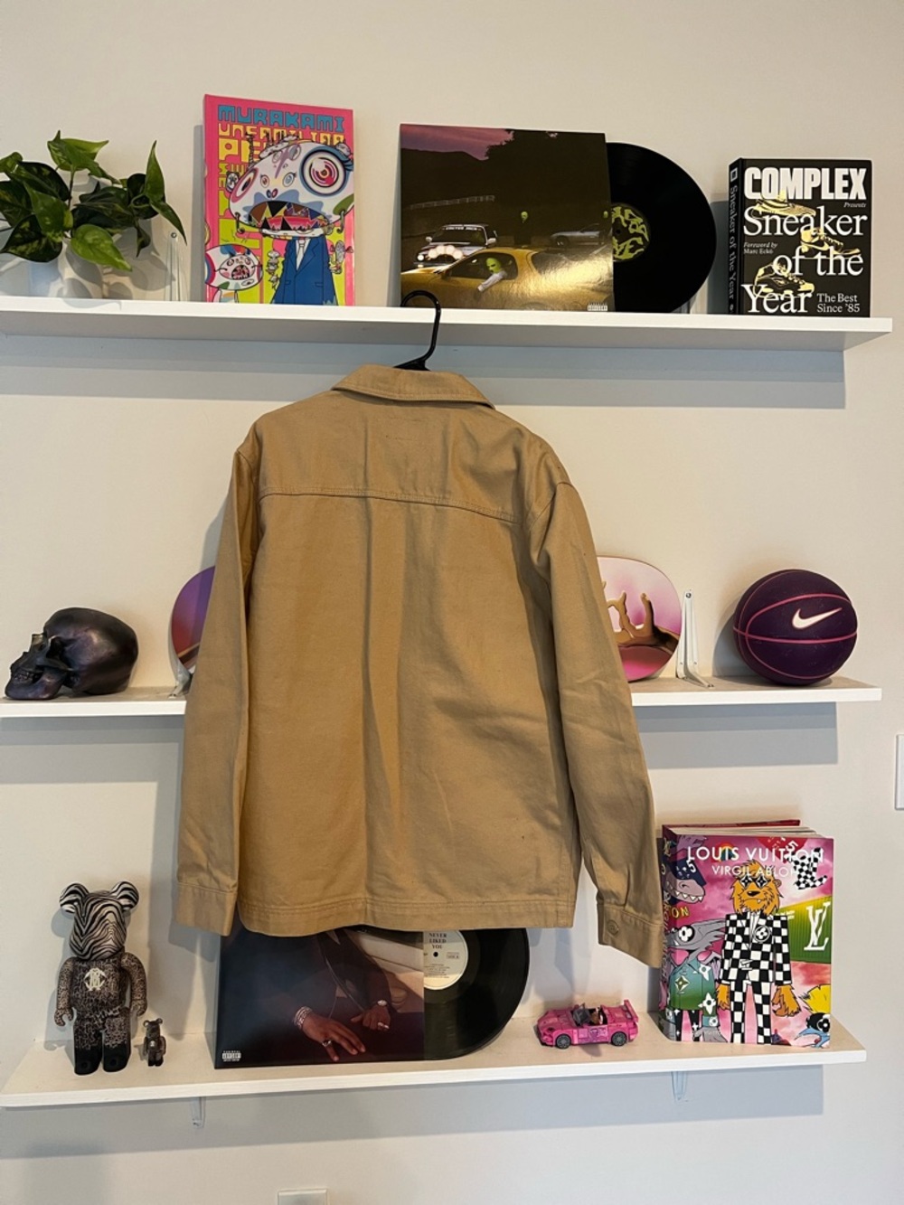 Men's Tan Utility Jacket - Picture 2 of 2